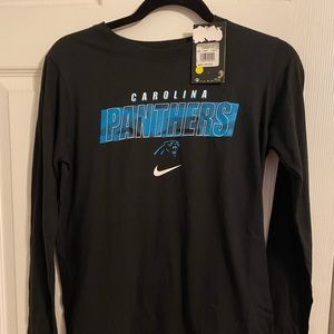 Nike Boys Carolina Panthers long sleeve tee